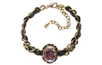 CHANEL Necklaces Women's Black