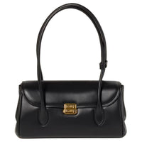MIU MIU Leather Handbag, Shoulder Bag Women's Black