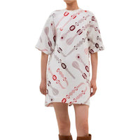 HERMES SS25 Short-Sleeved Dresses Women's White