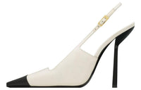 SAINT LAURENT Ines 100mm Leather Pumps