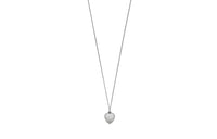 SAINT LAURENT Heart-Charm Chain Cuved Necklace