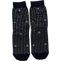 CHANEL Mid-Calf Socks Women's 1 Pack Black
