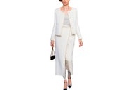 CHANEL Jacket Fall Women's White