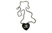CHANEL Necklaces Women's Black