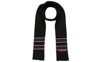 PRADA Knit Scarves Men Black