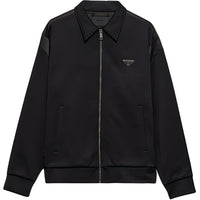 PRADA Logo Detailed Zip Up Jacket