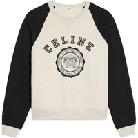 CELINE Blason Loose Sweatshirt In Cotton Fleece