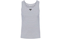 PRADA Triangle-logo Striped Tank Top