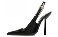 SAINT LAURENT Slim Heel High Heels 11.5cm Women's Black