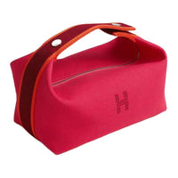 HERMES Bride-a-Brac Toiletry Bags Rose Red