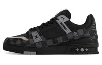 LOUIS VUITTON Trainer Durable Breathable Low-Top Casual Shoes Men's Black