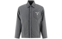 PRADA Puffer Jackets Men Gray