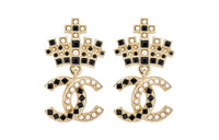 CHANEL Earrings Women's Gold