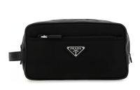 PRADA Nylon Makeup Bag Men's Black