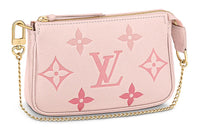 LOUIS VUITTON Pochette Accessories Mini Rosebud