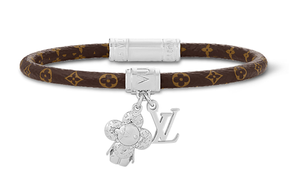 سوار جلدي للرجال من LOUIS VUITTON Icon Vivienne باللون البني