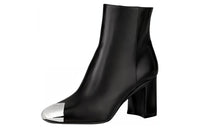 LOUIS VUITTON Ankle Boots Women's Black