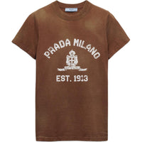 PRADA Logo print T shirt