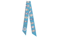 HERMES Silk Scarves Women's Blue