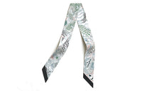 HERMES Silk Scarves Women's Turquoise