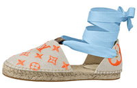 LOUIS VUITTON Starboard Casual Single Shoes Women's Blue
