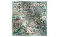 HERMES Silk Scarves Women's Green