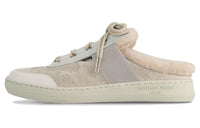 LOUIS VUITTON Lous Wrap-toe Slippers Women's Light Gray