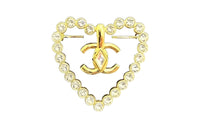 CHANEL Brooches Women's Gold