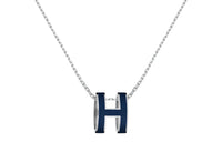HERMES Pop H Necklace Collection Necklace Women's Silver
