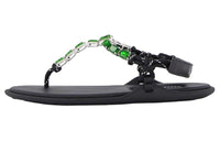 MIU MIU Strap Sandals Women's Black Green