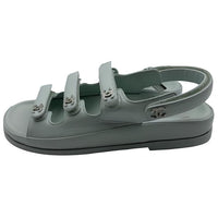 CHANEL Strap Sandals Women's Teal