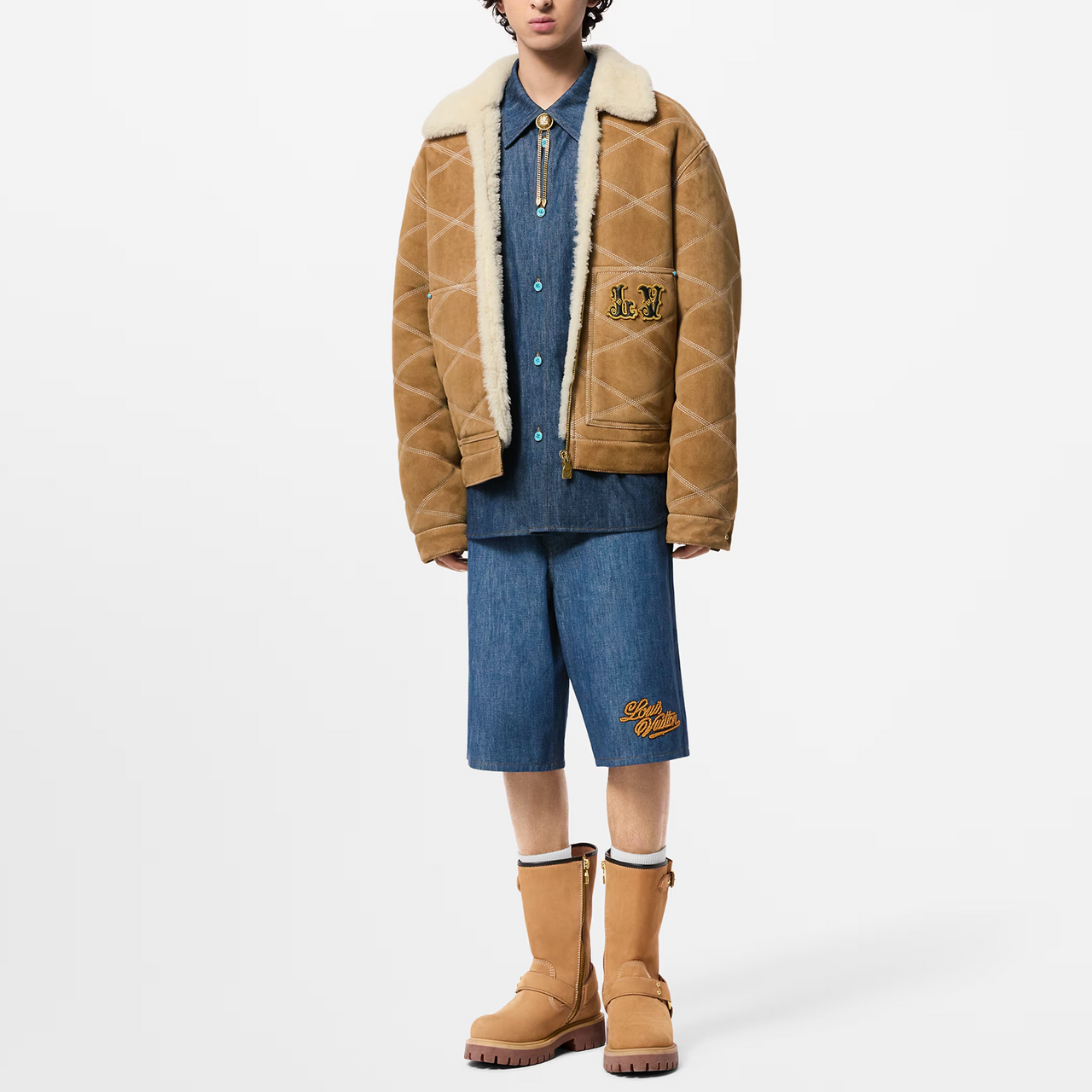 شورت قطني من LOUIS VUITTON