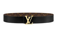 LOUIS VUITTON Belt Facettes Vernis Amarante