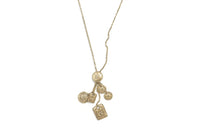 CHANEL Necklaces Women's Gold