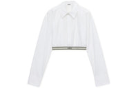 قميص LOEWE المقصوص "Optic White"