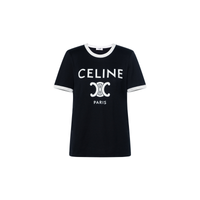 CELINE Paris T SHIRT In Cotton Jersey