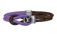 LOUIS VUITTON VIVIENNE POOL Wristbands Men Purple/Brown