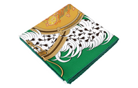 HERMES Silk Scarves Women's Green
