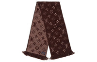 LOUIS VUITTON Knit Scarves Unisex Chestnut