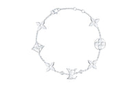 LOUIS VUITTON Idylle Blossom Monogram Bracelet White Gold And Diamonds
