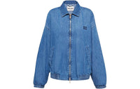 MIU MIU Chambray Bomber Jacket