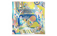 HERMES Silk Scarves Women's Multicolor