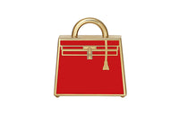 HERMES Kelly Pendants Unisex Red
