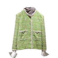 CHANEL Jackets Coats Women's Green
