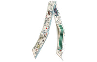 HERMES Mulberry Silk Silk Scarves Women's Cream
