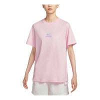 (WMNS) Nike Sportswear Essential T-shirt Asia Sizing 'Pink' HM4625-663