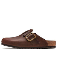 Birkenstock Boston Bold Natural Leather 'Roast' 1022589