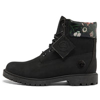(WMNS) Timberland Heritage Cupsole Boots 'Black Nubuck with Floral' A2M7RW