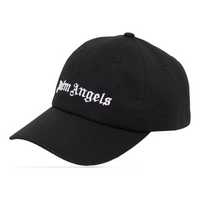 قبعة بشعار Palm Angels الكلاسيكي "أسود وأبيض" PMLB003C99FAB0011001