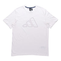 adidas Th Tee Techgfx Logo Printing Sports Training Short Sleeve White GP0985